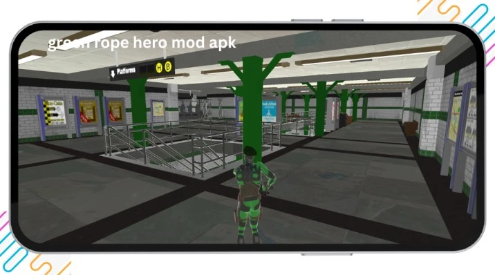 Alternatives 2 Special powers and superhero features in Green Rope Hero Mod APK