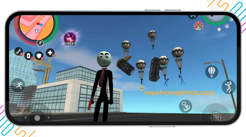 Alternatives 8 Download Stick Rope Hero 2 Mod APK for unlimited money, upgrades, and enhanced abilities in this action-packed hero adventure.