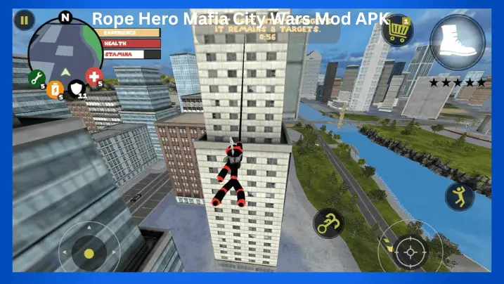 Stick Rope Hero Mod APK | Download 1 Download Stick Rope Hero Mod APK with Unlimited Money and Gems